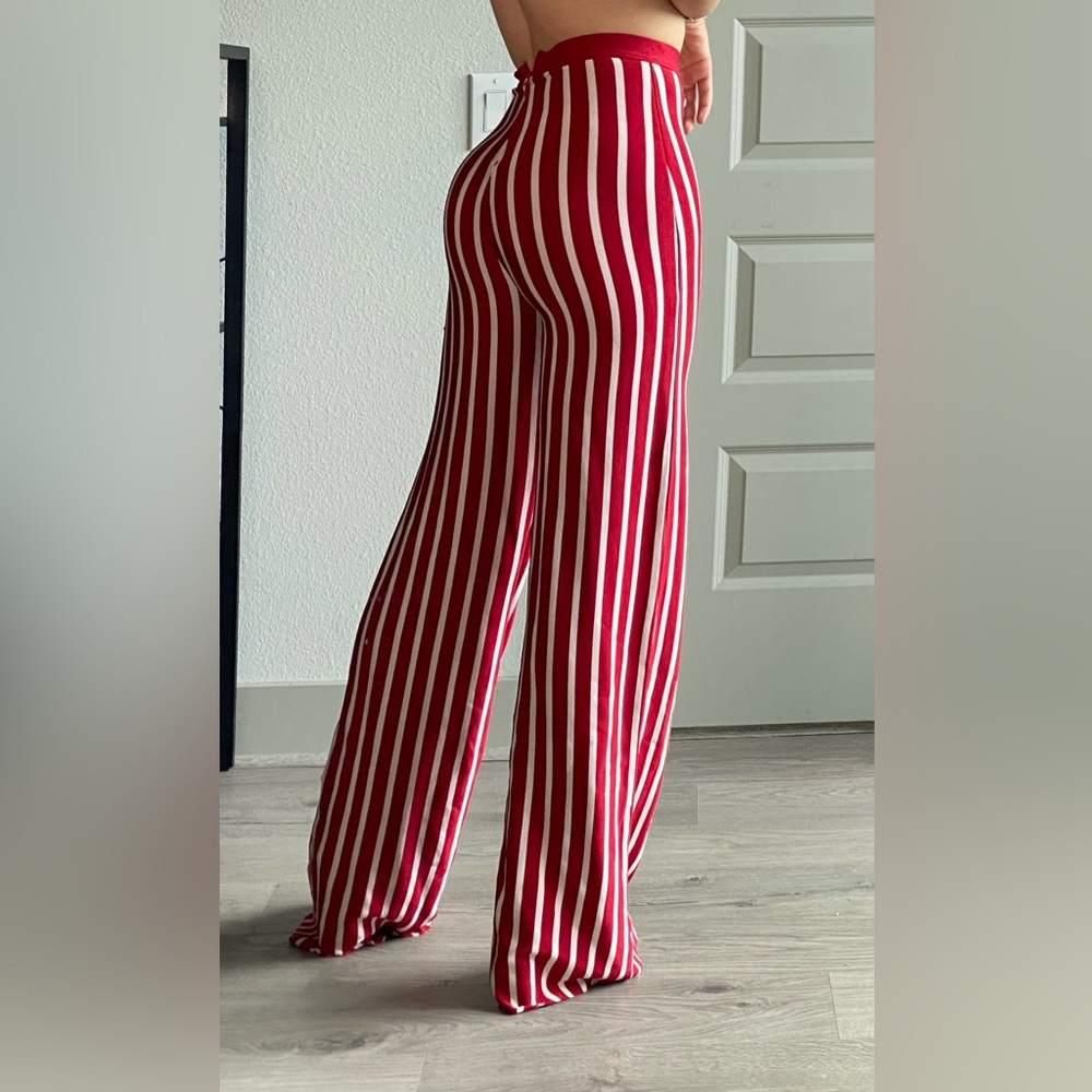 Mistress Rocks Bandage Material Wide Leg Pants